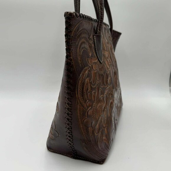 Leather Purse Artisan Brown - Picture 4 of 14